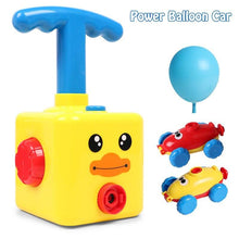 将图片加载到图库查看器，NEW Power Balloon Launch Tower Toy Puzzle Fun Education Inertia Air Power Balloon Car  Science Experimen Toy for Children Gift

