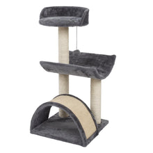 将图片加载到图库查看器，415 28&quot; Cat Climb Holder Cat Tower Scratching Post Gray
