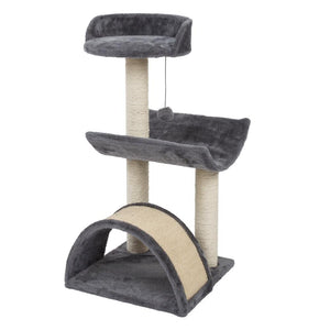 415 28" Cat Climb Holder Cat Tower Scratching Post Gray