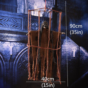 2M Big Devil Horror Halloween Hanging Ghosts Skull Skeleton Halloween Decorations Haunted House Bar Club Halloween Scary Ghosts