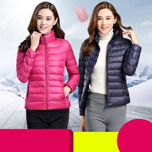 将图片加载到图库查看器，NewBang Plue Size 6xl 7XL Duck Down Jacket Women Ultra Light Down Jacket Feather Jacket Plus Women&#39;s Overcoat Windbreaker Coats
