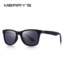 将图片加载到图库查看器，Men Women Classic Retro Rivet Polarized Sunglasses Lighter Design Square Frame 100% UV Protection
