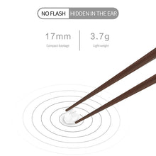 将图片加载到图库查看器，sarah SQRMINI X20 Ultra Mini Wireless Single Earphone Hidden Small Bluetooth 3 hours Music Play Button Control Earbud With Charge Case
