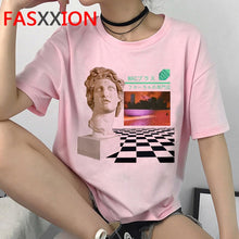 将图片加载到图库查看器，Vaporwave Harajuku Aesthetic T Shirt Women Ullzang Funny Printed T-shirt Grunge 90s Tshirt Fashion Hip Hop Top Tees Female
