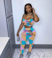 将图片加载到图库查看器，QYQ Skittles Candy Booty Two Piece Set Women Top And Pants Cute Bodycon Leggings Sport Plus Size Snack Fruity Gusher Long Sleeve
