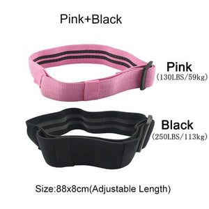 Anti Slip Resistance Bands Home Fitness Loop Pilates Hip Circle Booty Elastic Training Rubber Cotton Workout Yoga Belt Exercise