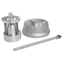 将图片加载到图库查看器，Portable Hubs Wheel Balancer W/ Bubble Level Heavy Duty Rim Tire Cars Truck Silver
