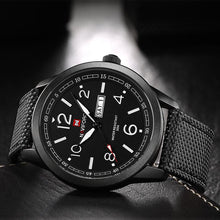 将图片加载到图库查看器，NAVIFORCE Men&#39;s Sports Military Quartz Watch Nylon Strap
