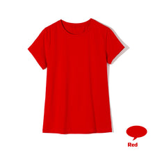 将图片加载到图库查看器，High Quality 11 Color S-3XL Plain T Shirt Women Cotton Elastic Basic T-shirts Female Casual Tops Short Sleeve T-shirt Women 002
