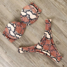 将图片加载到图库查看器，RXRXCOCO Bikini Women Sexy Push Up Swimsuit 2019 Bandeau Beach Wear Brazilian Bikini Set Swimwear Bathing Suit Swimming Suits
