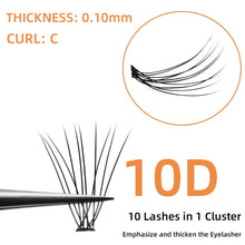 将图片加载到图库查看器，60pcs Professional Makeup Individual Cluster EyeLashes Grafting Fake False Eyelashes eyelash extension individual eyelash bunche
