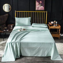 将图片加载到图库查看器，600TC Egyptian Cotton Luxury Solid Color Bed Sheet Bedsheet Flat Sheet Linens Bedding Sheets Pillowcase Soft Warm Home Textile#s
