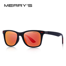 将图片加载到图库查看器，Men Women Classic Retro Rivet Polarized Sunglasses Lighter Design Square Frame 100% UV Protection
