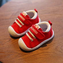 将图片加载到图库查看器，Spring Infant Toddler Shoes Girls Boys Casual Canvas Shoes Soft Bottom Comfortable Non-slip Kid Baby First Walkers Shoes
