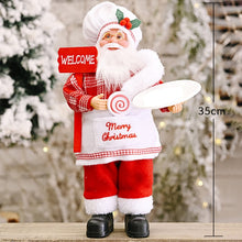 将图片加载到图库查看器，Santa Claus Doll Large 30*20cm 2020 Christmas Tree Ornament New Year Home Decoration Natal Kids Gift Merry Christmas Decorations
