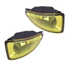 将图片加载到图库查看器，Fog Lights for 2004-2005 Honda Civic with Wiring &amp; Switch &amp; Bezels Yellow Lens
