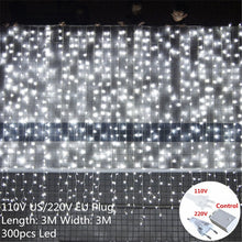 将图片加载到图库查看器，Sarah Curtain Light Christmas Decorations for Home Christmas Ornaments Christmas Tree Decorations Christmas Gift New Year 2020 navidad
