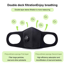 将图片加载到图库查看器，Air Purifying Mask Mouth PM2.5 Mask Dust Muffle Carbon corona Filter Dust Haze Fog Respirator For Travel/ Cycling
