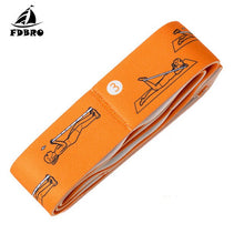 将图片加载到图库查看器，Elastic Bands for Fitness Pilates Yoga Stretch Latin Workout Training Sport Resistance Bands Exercise Equipment Pull Strap Belt

