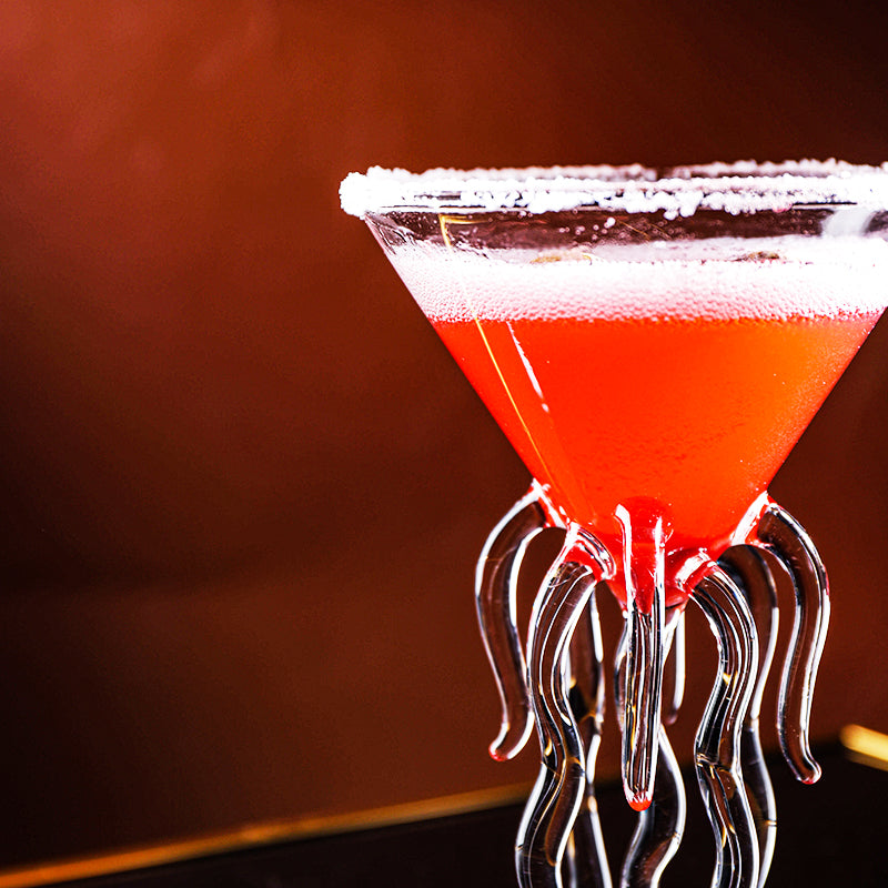 Glass Juice Cup Creative Martini Aquarium Cup Jellyfish Cup Personalized Octopus Wine Cup Octopus Cocktail Cup Bar Glass