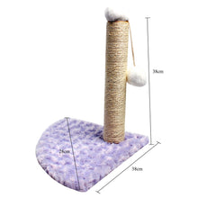 将图片加载到图库查看器，Sisal Cat Toy Climbing Frame Scratching Board Nest Cats Standing Column Funny Wear-resistant Claws Home Pet Furniture Supplies
