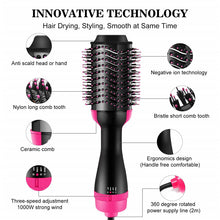 将图片加载到图库查看器，One Step Hair Dryers And Volumizer Blower Professional 2-in-1 Hair Dryers Hot Brush Blow Drier Hairbrush Styling Tools Styler

