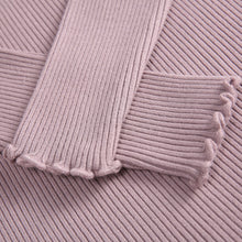 将图片加载到图库查看器，2019 Fall Winter Fashion Slim Sweater Women Turtleneck Ruched Women Sweater High Elastic Solid Sexy Knitted Pullovers 6785 50
