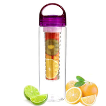 将图片加载到图库查看器，700ml BPA Free Fruit Infuser Water bottle Juice Sports Lemon Bottle hiking Portable Climbing Camp Bottles kitchen accessories
