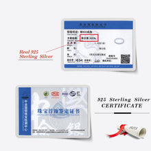 将图片加载到图库查看器，ORSA JEWELS 925 Sterling Silver Rings Women Classic Round Full Pave AAA Cubic Zircon Engagement Wedding Band Ring for Girls SR63
