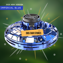 将图片加载到图库查看器，flynova Athletic toy rotator hand drone UFO led fidget finger spinner child gift interesting game flying toy
