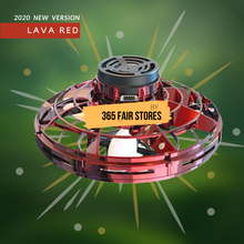 将图片加载到图库查看器，flynova Athletic toy rotator hand drone UFO led fidget finger spinner child gift interesting game flying toy

