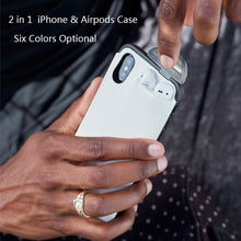 将图片加载到图库查看器，Headphone Storage Box Phone Cases For iPhone 11 11 Pro Max XR XS Max X 8 7 6 6S Plus Shockproof Solid Color Cover For iPhone 11

