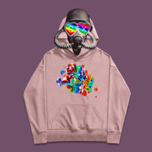 将图片加载到图库查看器，Steam wave Mario college style bf hoodie
