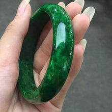 将图片加载到图库查看器，Jade  bangle Natural Myanmar Jade  bangle  Jewelry Fine Jewelry Emerald Dry Jadeite Bracelet Jewelry
