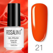 将图片加载到图库查看器，ROSALIND Gel Polish Set Manicure for Nails Semi Permanent Vernis top coat UV LED Gel Varnish Soak Off Nail Art Gel Nail Polish
