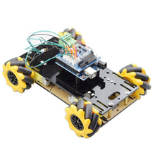 将图片加载到图库查看器，New Style Mini Arduino RC Mecanum Wheel Omni Robot Car Chassis Kit with TT Motor for Raspberry Pi Mixly Scratch Program STEM Toy
