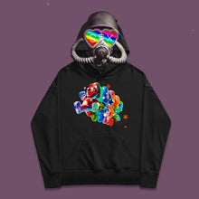 将图片加载到图库查看器，Steam wave Mario college style bf hoodie
