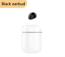 将图片加载到图库查看器，sarah SQRMINI X20 Ultra Mini Wireless Single Earphone Hidden Small Bluetooth 3 hours Music Play Button Control Earbud With Charge Case
