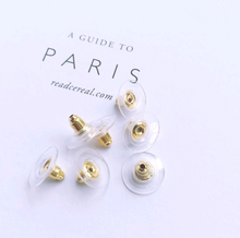 将图片加载到图库查看器，Disc ear plug metal earplugs high-grade ear plug earrings accessories DIY jewelry accessories earplugs cap
