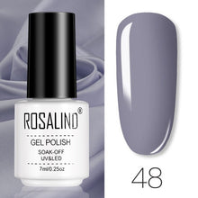 将图片加载到图库查看器，ROSALIND Gel Polish Set Manicure for Nails Semi Permanent Vernis top coat UV LED Gel Varnish Soak Off Nail Art Gel Nail Polish
