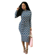 将图片加载到图库查看器，test European Tight sexy digital printing Dress
