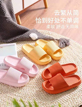 将图片加载到图库查看器，Thick Sole House Slippers Men Women Non-slip Bathroom Footwear Boys Girls Lovers Flops Summer Beach Sandals Large Women Shoes

