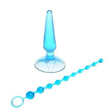将图片加载到图库查看器，Vaginal G-spot Dildo Vibrator Jelly Anal Plug Sex Toys Butt Plug Anal Beads Vibrator Poweful Suction cup Anal sex Toys
