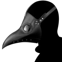 将图片加载到图库查看器，Halloween Plague Doctor Beak Costume Medieval Renaissance Scary Hood Minister Coat Outfit Carnival For Men Adult Robe Mask Hat
