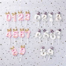 将图片加载到图库查看器，Cake Number Topper Birthday Party Cake Decoration 0 1 2 3 4 5 6 7 8 9 Anniversary Cake Numbers Age Party Decoration
