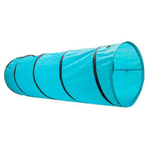 将图片加载到图库查看器，18&#39; Agility Training Tunnel Pet Dog Play Outdoor Obedience Exercise Equipment Blue
