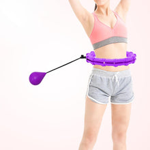 将图片加载到图库查看器，Slimming Circle for Adults Beginners 24 Knots Abdoment Fitness Beauty 2 in 1 Detachable Training Weight Reducing Ring
