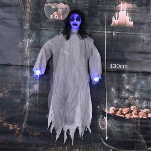 2M Big Devil Horror Halloween Hanging Ghosts Skull Skeleton Halloween Decorations Haunted House Bar Club Halloween Scary Ghosts