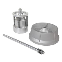 将图片加载到图库查看器，Portable Hubs Wheel Balancer W/ Bubble Level Heavy Duty Rim Tire Cars Truck Silver
