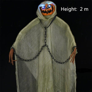 2M Big Devil Horror Halloween Hanging Ghosts Skull Skeleton Halloween Decorations Haunted House Bar Club Halloween Scary Ghosts